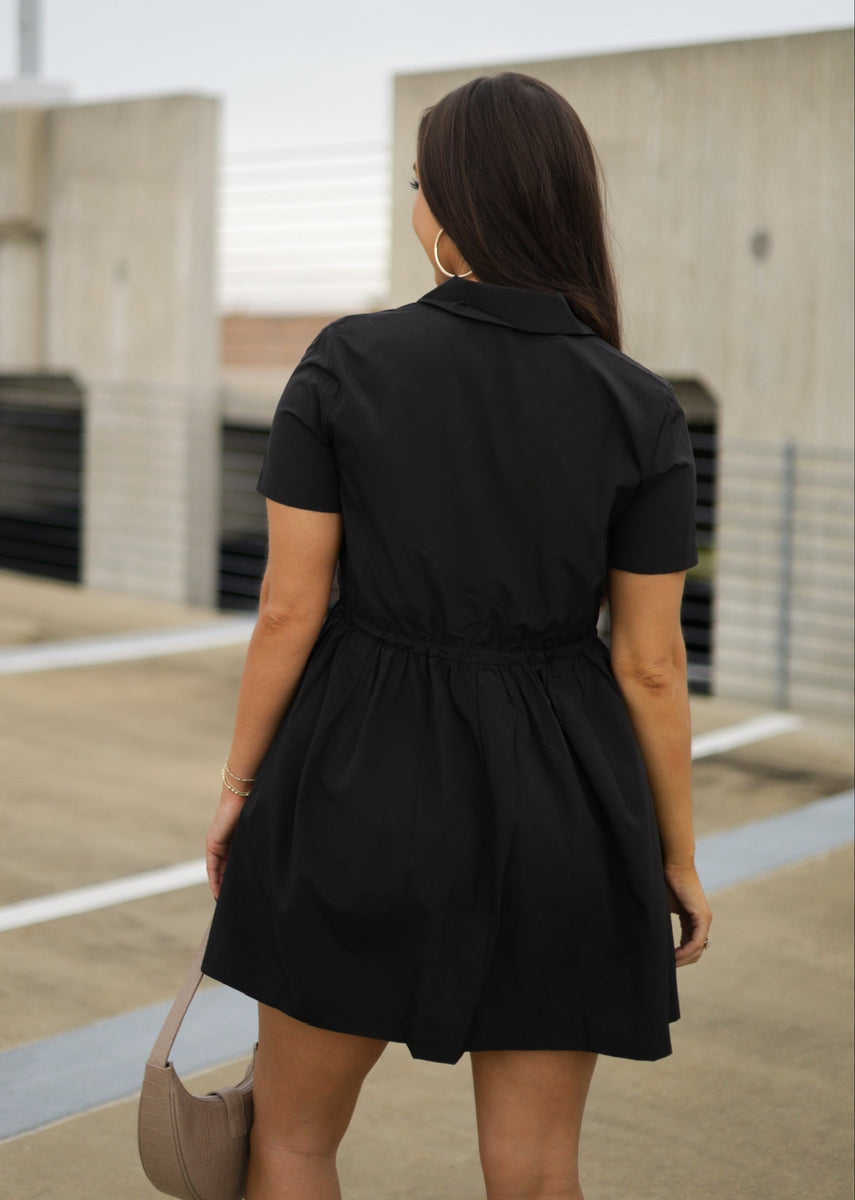 black cinched waist dress Solid Pocket Cinch Small 33 Beautiful Black Wedding providing modest coverage without [CODE: APPSPEEDY15] SPEEDY SHIPPING A color:39.4x16.5x31.5 inch / 100.4x42.2x80.5сm / Rich Dark Walnut color/ North American black walnut wood dressing table