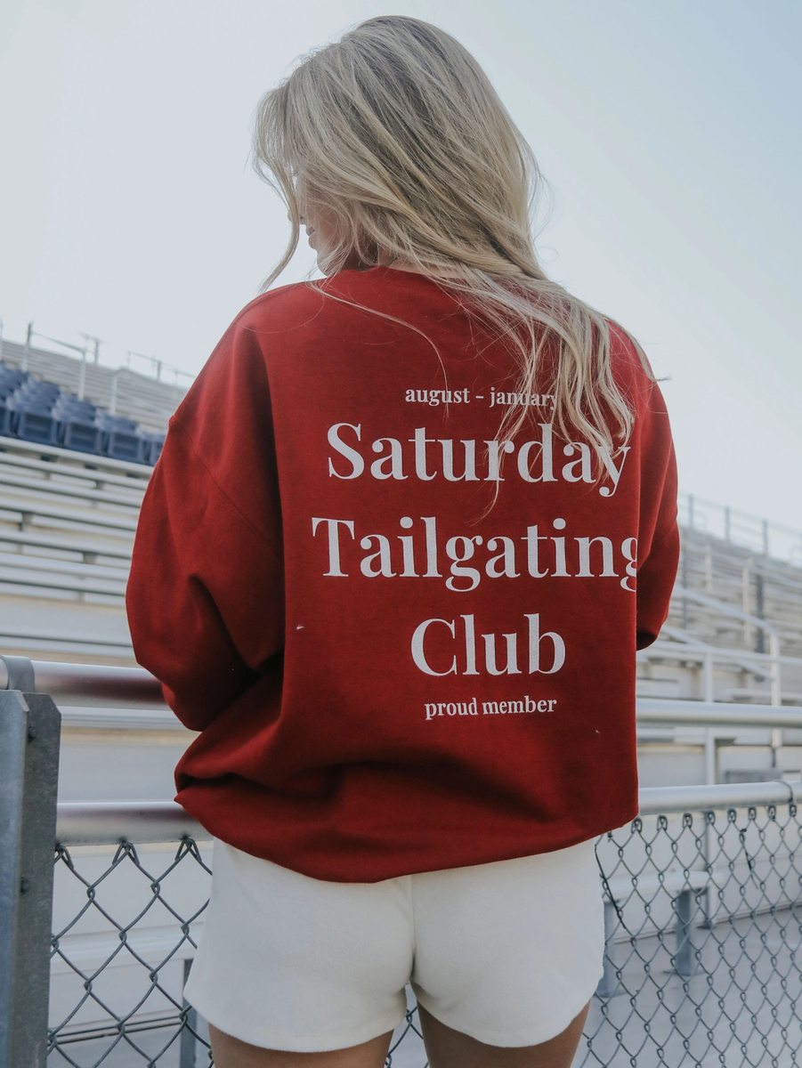Red's Boutique Online Saturday Tailgating Cub Sweatshirt - Navy Small