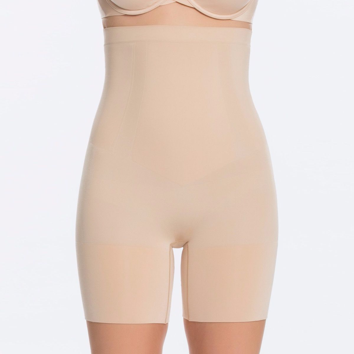 SPANX OnCore Mid-Thigh Bodysuit, Soft Nude, XLarge 