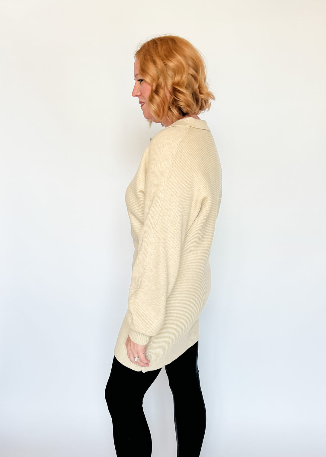 Choose You Textured Sweater Dress