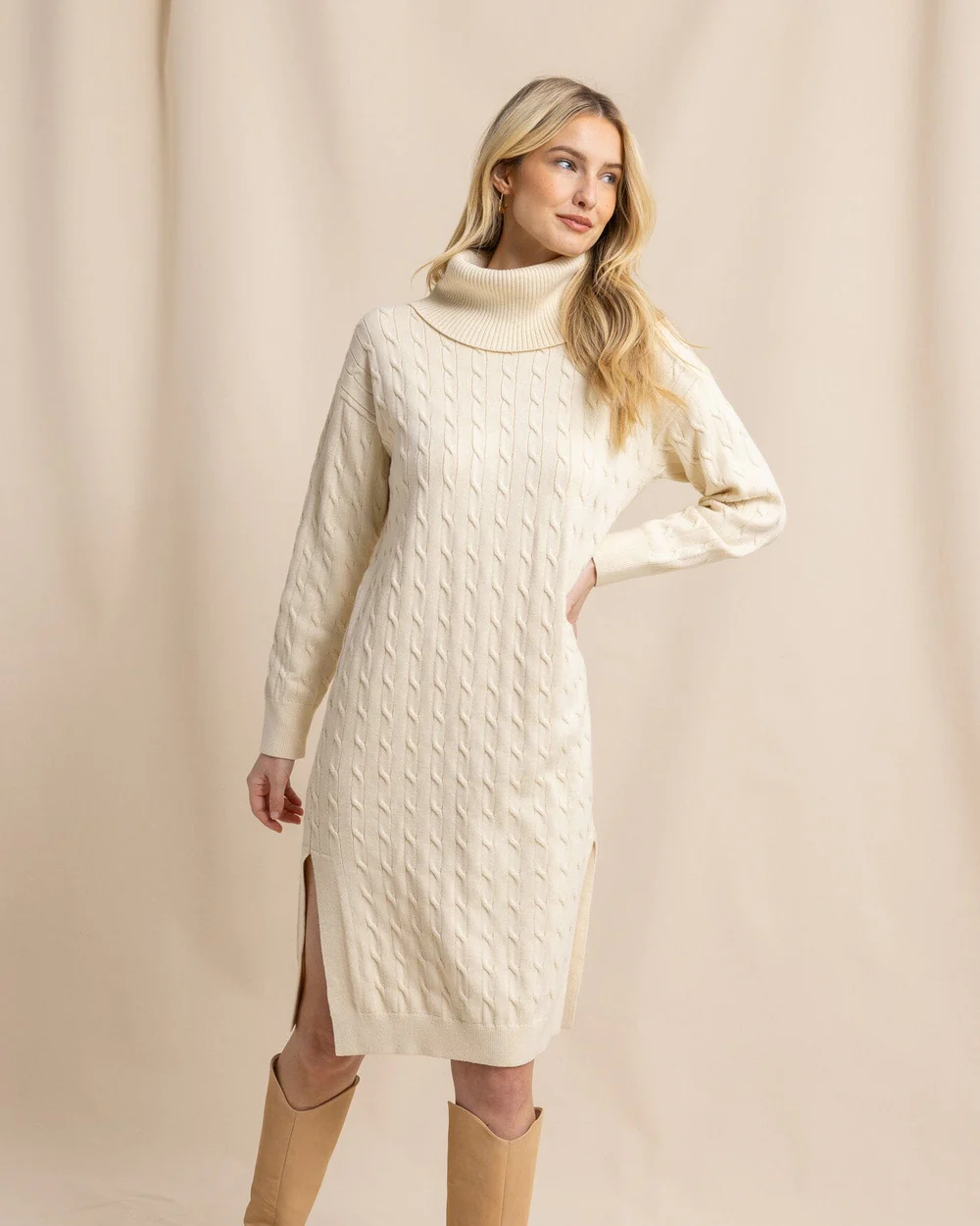 V Neck Amazon Jumper Dress Light Brown Ribbed Jumper Dress Matalan